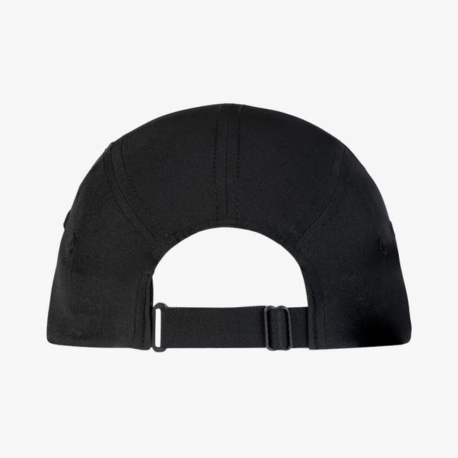 buff 5 panel go cap solid white