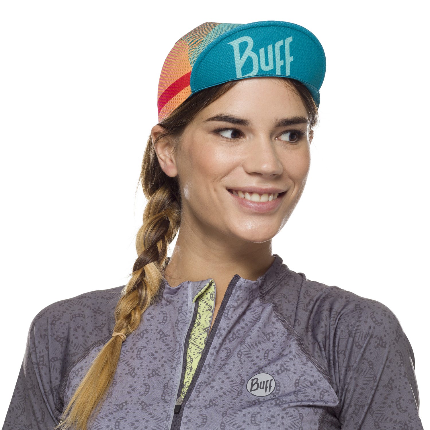 Buff top bike cap