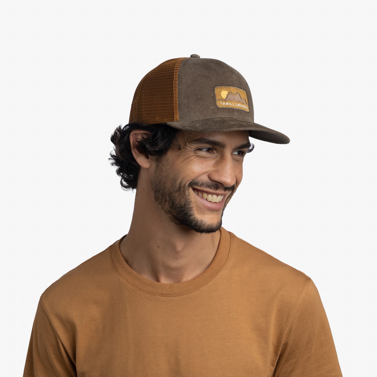 Brown trucker hat discount