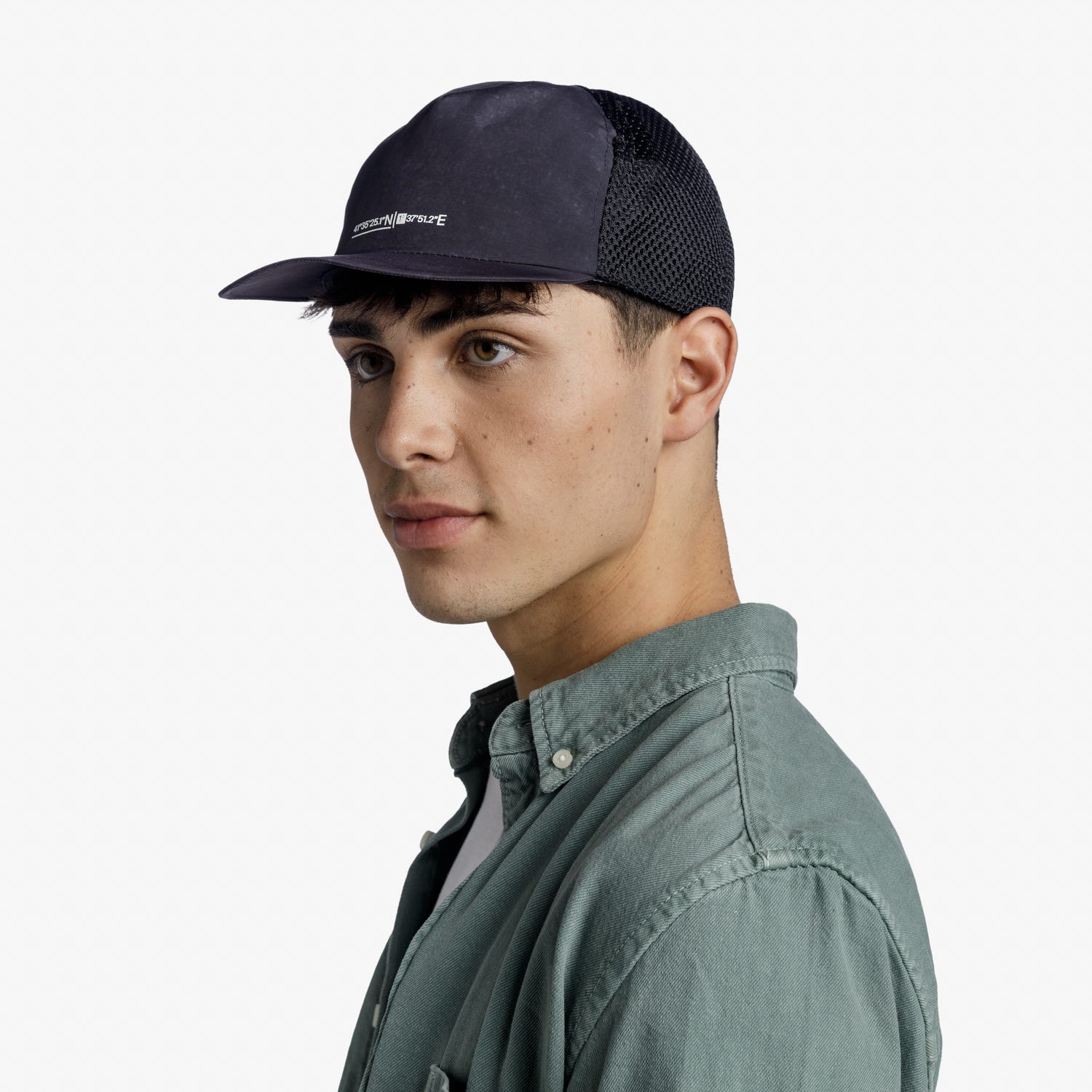 Solid black trucker hat outlet