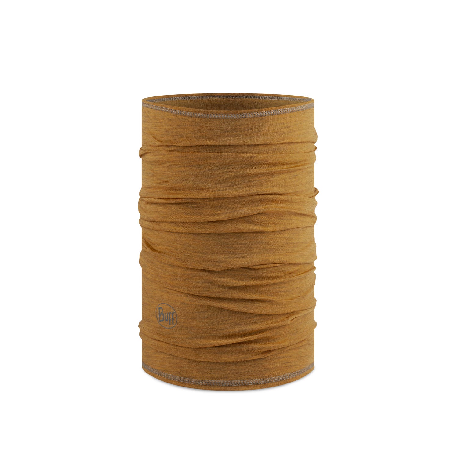 Merino lightweight neckwear solid mustard buff buff 