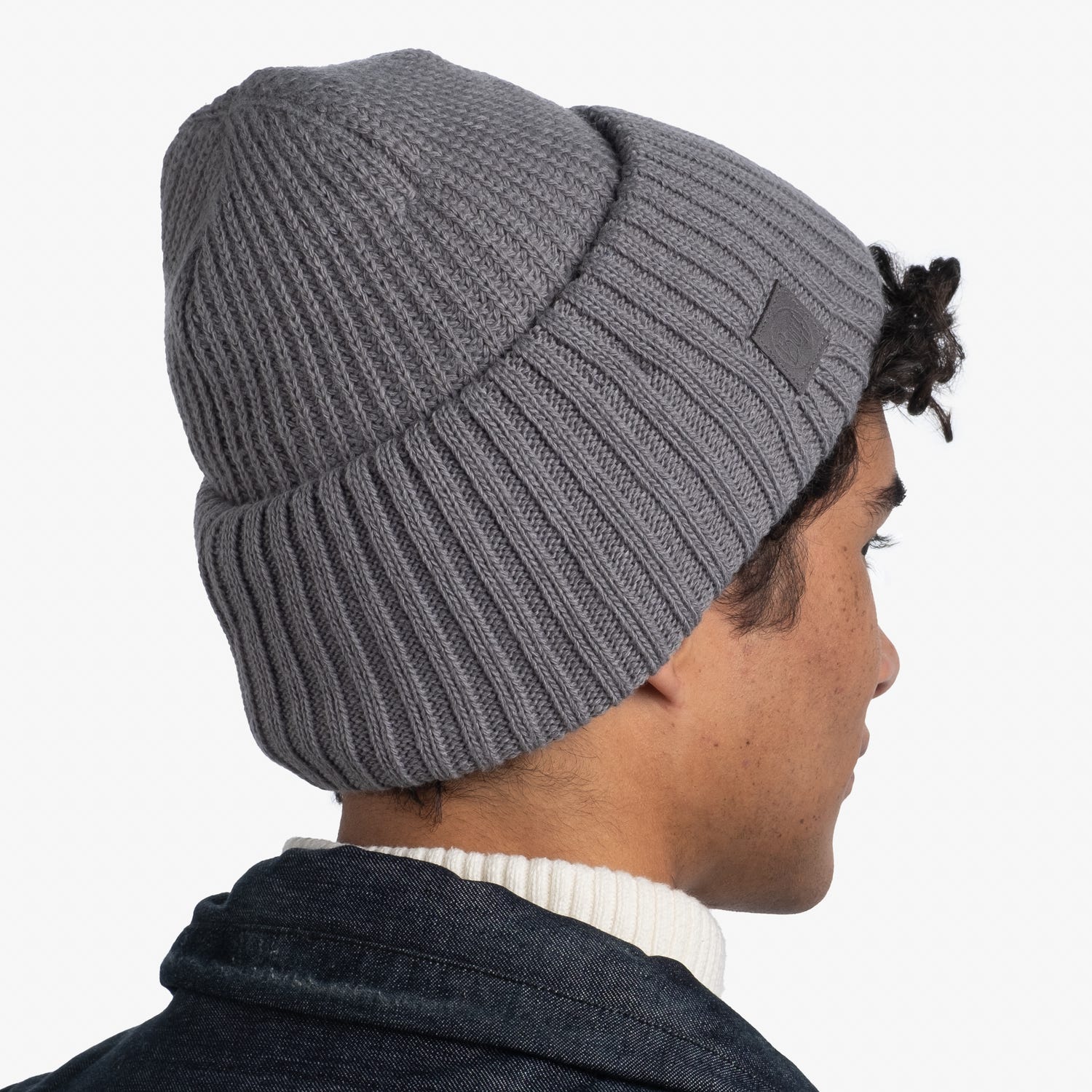 Gray knit hat cheap